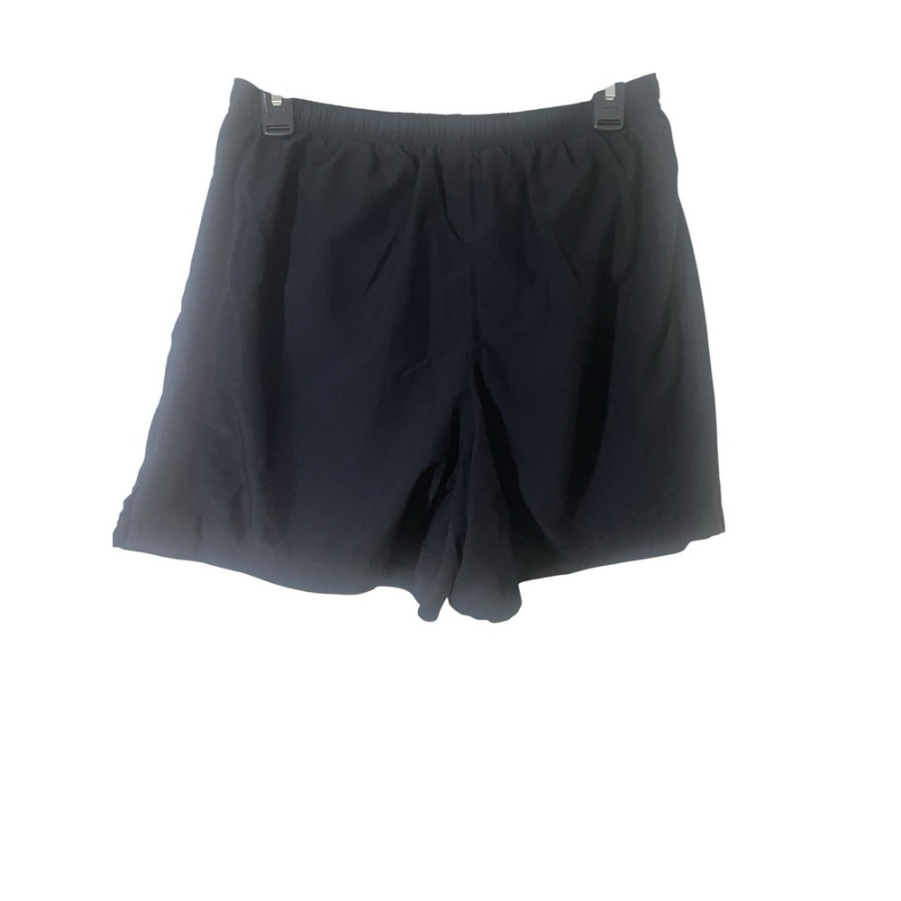 US Army Shorts Physical Fitness Trunks Size Medium Black Yellow Lined Drawstring - Picture 2 of 6
